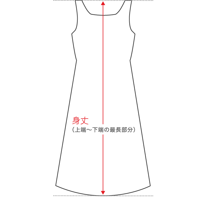 ワンピースの測り方 Hapuna Co ハプナアンドコー 公式オンラインストア